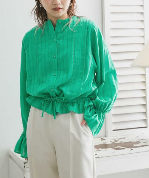 KBF / ケービーエフ シャツ・ブラウス | BACKリボンボリュームスリーブブラウス | 詳細2