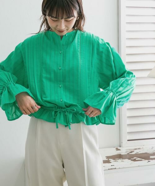 KBF / ケービーエフ シャツ・ブラウス | BACKリボンボリュームスリーブブラウス | 詳細3