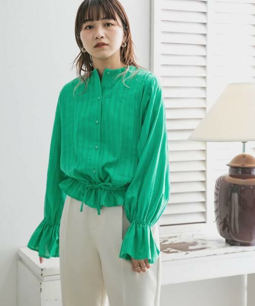KBF / ケービーエフ シャツ・ブラウス | BACKリボンボリュームスリーブブラウス | 詳細4