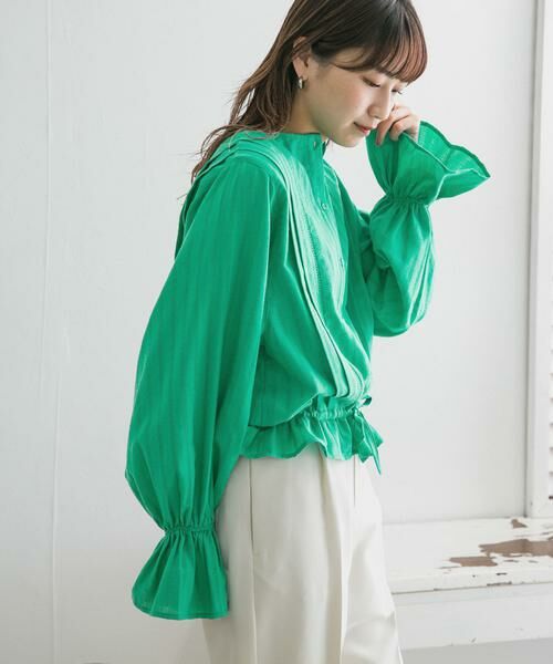 KBF / ケービーエフ シャツ・ブラウス | BACKリボンボリュームスリーブブラウス | 詳細5