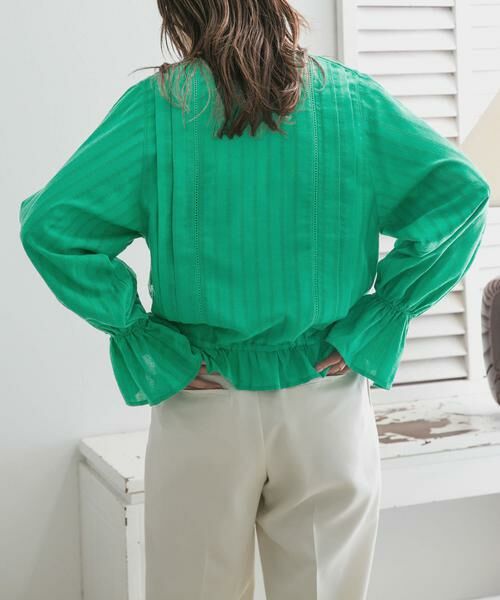 KBF / ケービーエフ シャツ・ブラウス | BACKリボンボリュームスリーブブラウス | 詳細6