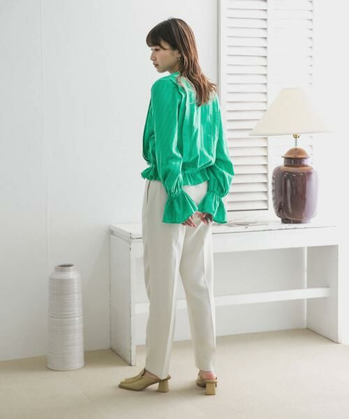 KBF / ケービーエフ シャツ・ブラウス | BACKリボンボリュームスリーブブラウス | 詳細9