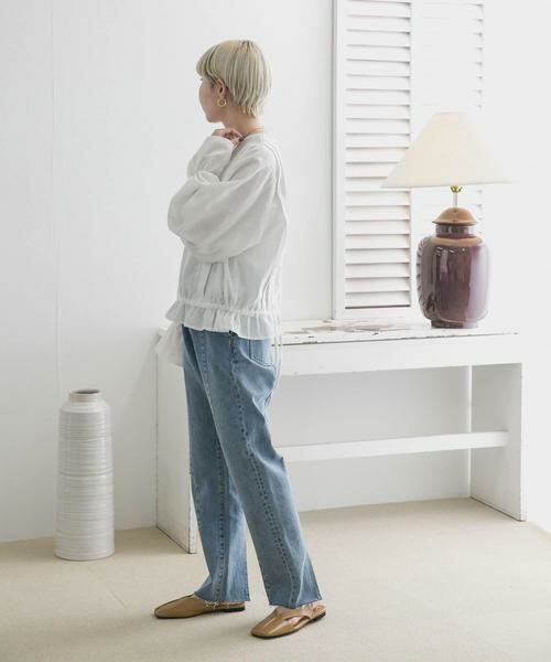 KBF / ケービーエフ シャツ・ブラウス | BACKリボンボリュームスリーブブラウス | 詳細25