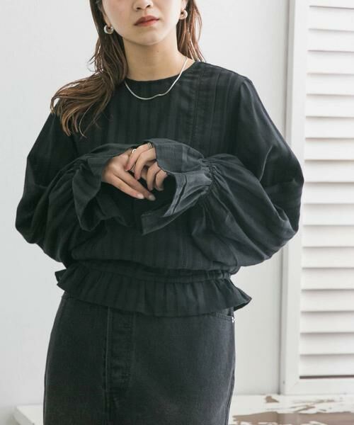 KBF / ケービーエフ シャツ・ブラウス | BACKリボンボリュームスリーブブラウス | 詳細28