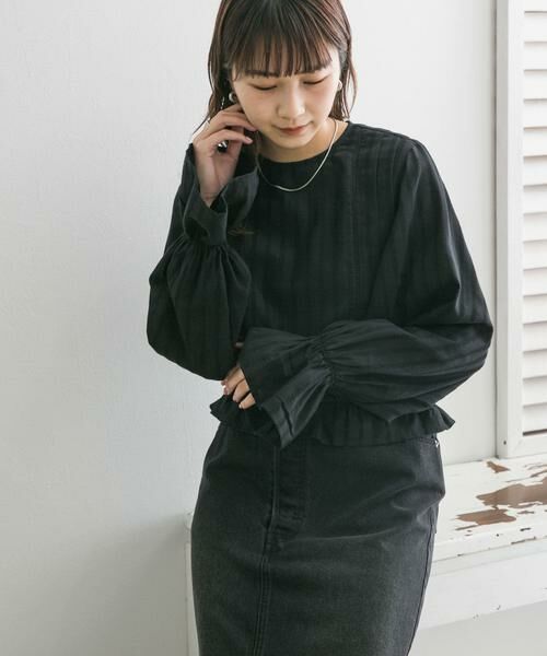 KBF / ケービーエフ シャツ・ブラウス | BACKリボンボリュームスリーブブラウス | 詳細30