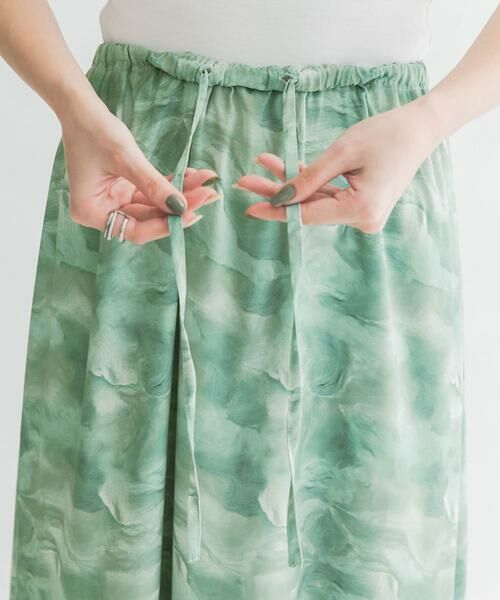 KBF / ケービーエフ スカート | ニュアンスプリントマキシスカート | 詳細10