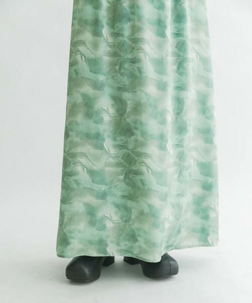 KBF / ケービーエフ スカート | ニュアンスプリントマキシスカート | 詳細13