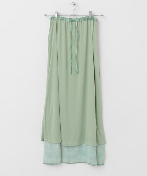 KBF / ケービーエフ スカート | ニュアンスプリントマキシスカート | 詳細16