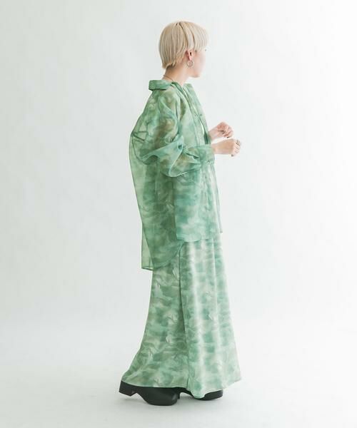 KBF / ケービーエフ スカート | ニュアンスプリントマキシスカート | 詳細5