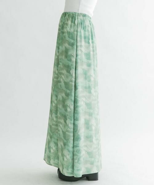 KBF / ケービーエフ スカート | ニュアンスプリントマキシスカート | 詳細8