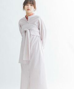 KBF / ケービーエフ ワンピース | ストライプデザインシャツワンピース