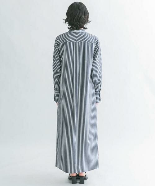 KBF / ケービーエフ ワンピース | ストライプデザインシャツワンピース | 詳細11
