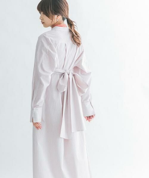 KBF / ケービーエフ ワンピース | ストライプデザインシャツワンピース | 詳細25