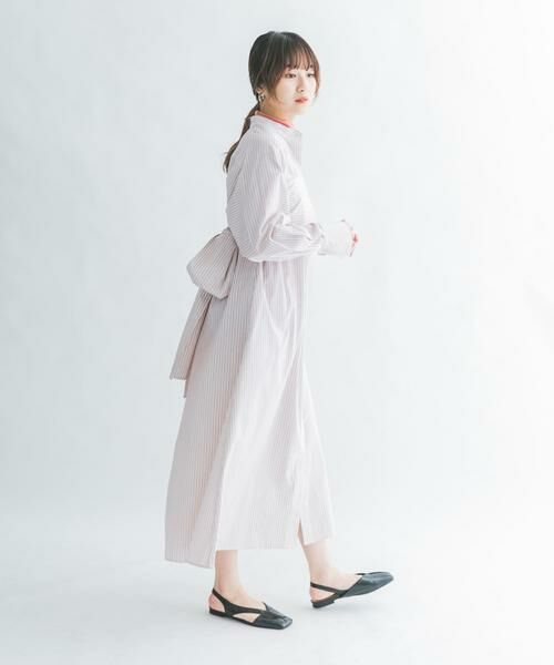 KBF / ケービーエフ ワンピース | ストライプデザインシャツワンピース | 詳細26