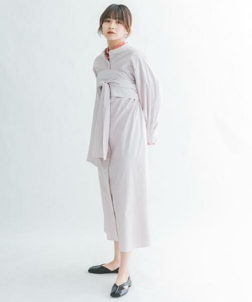 KBF / ケービーエフ ワンピース | ストライプデザインシャツワンピース | 詳細18
