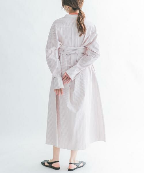 KBF / ケービーエフ ワンピース | ストライプデザインシャツワンピース | 詳細19