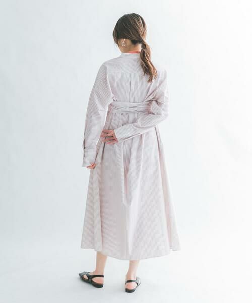 KBF / ケービーエフ ワンピース | ストライプデザインシャツワンピース | 詳細20