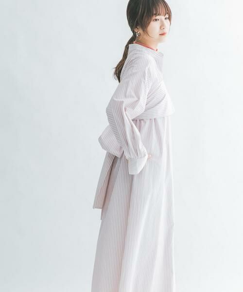 KBF / ケービーエフ ワンピース | ストライプデザインシャツワンピース | 詳細24