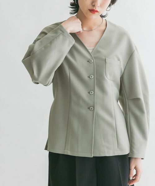 KBF / ケービーエフ その他アウター | ウエストシェイプジャケット | 詳細11