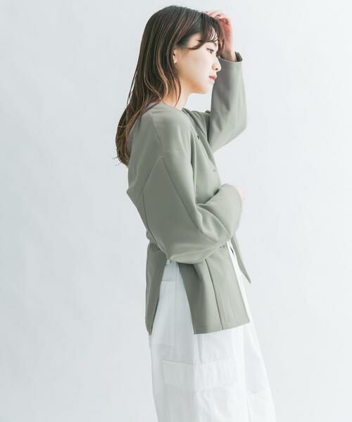 KBF / ケービーエフ その他アウター | ウエストシェイプジャケット | 詳細3