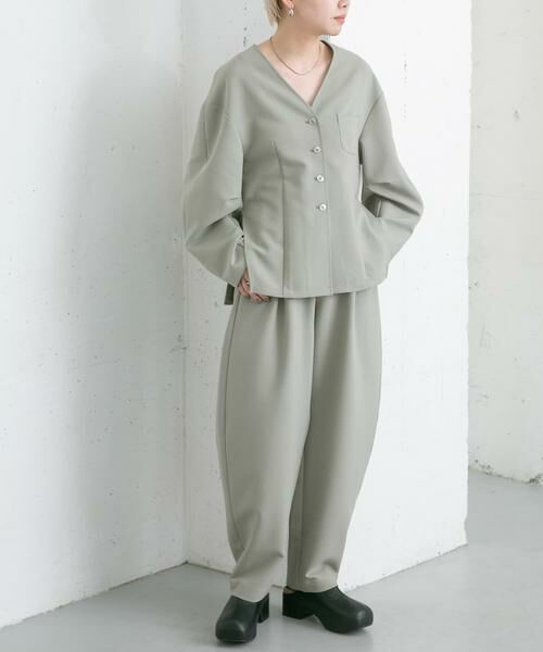 KBF / ケービーエフ その他アウター | ウエストシェイプジャケット | 詳細7