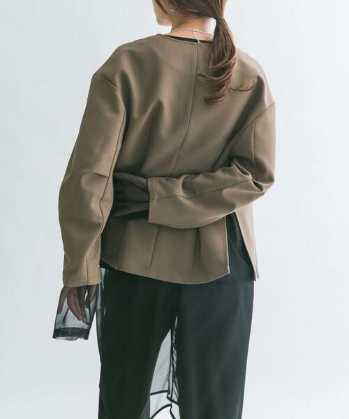 KBF / ケービーエフ その他アウター | ウエストシェイプジャケット | 詳細26