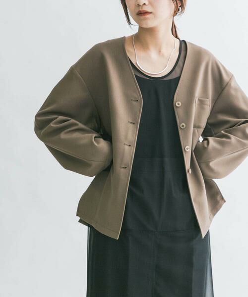 KBF / ケービーエフ その他アウター | ウエストシェイプジャケット | 詳細24