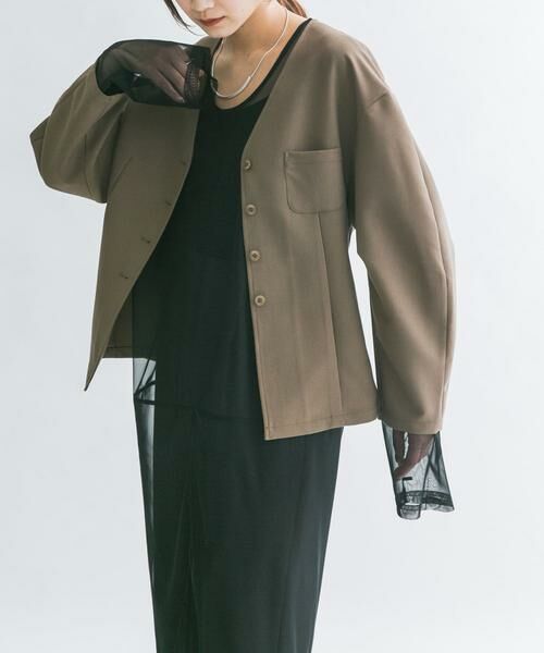 KBF / ケービーエフ その他アウター | ウエストシェイプジャケット | 詳細25