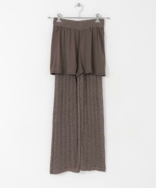 KBF / ケービーエフ その他パンツ | 透かし編みニットパンツ | 詳細11
