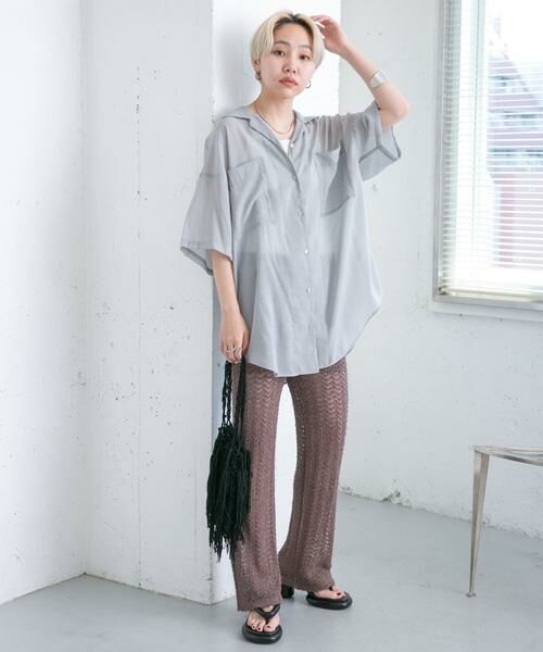 KBF / ケービーエフ その他パンツ | 透かし編みニットパンツ | 詳細5