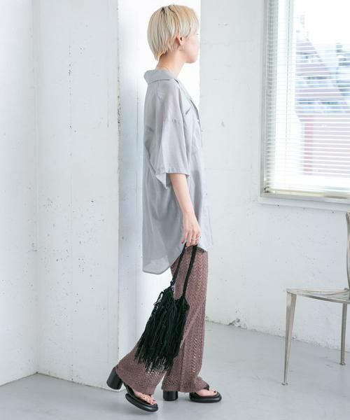 KBF / ケービーエフ その他パンツ | 透かし編みニットパンツ | 詳細6