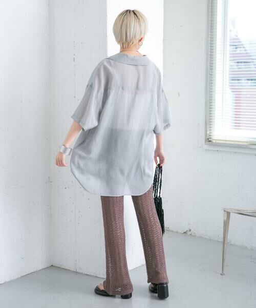 KBF / ケービーエフ その他パンツ | 透かし編みニットパンツ | 詳細7