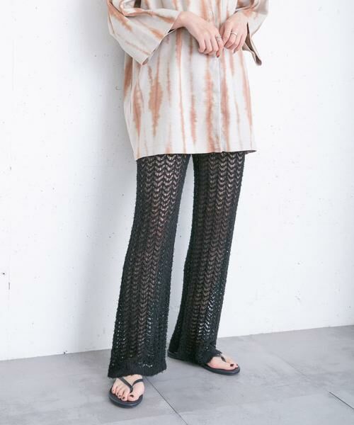 KBF / ケービーエフ その他パンツ | 透かし編みニットパンツ | 詳細14