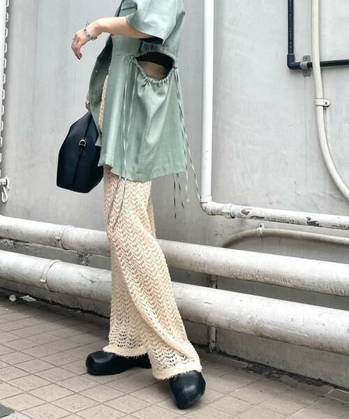 KBF / ケービーエフ その他パンツ | 透かし編みニットパンツ | 詳細22
