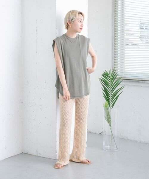 KBF / ケービーエフ その他パンツ | 透かし編みニットパンツ | 詳細30