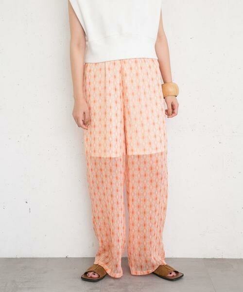 KBF / ケービーエフ その他パンツ | 楊柳プリントパンツ | 詳細1