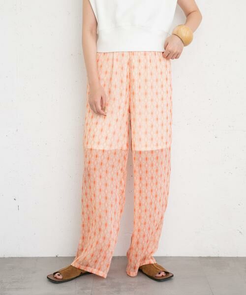 KBF / ケービーエフ その他パンツ | 楊柳プリントパンツ | 詳細2