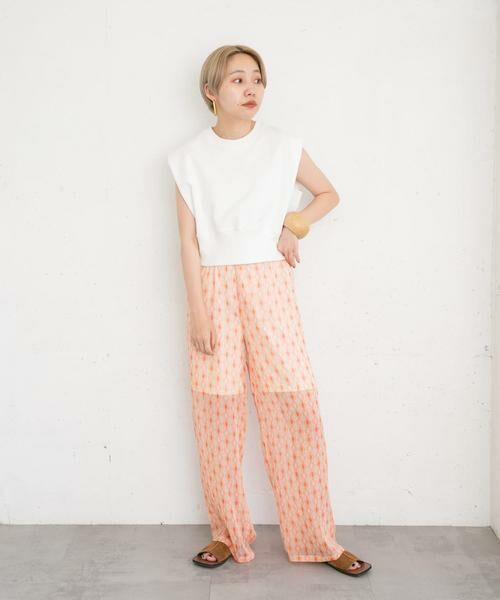 KBF / ケービーエフ その他パンツ | 楊柳プリントパンツ | 詳細5