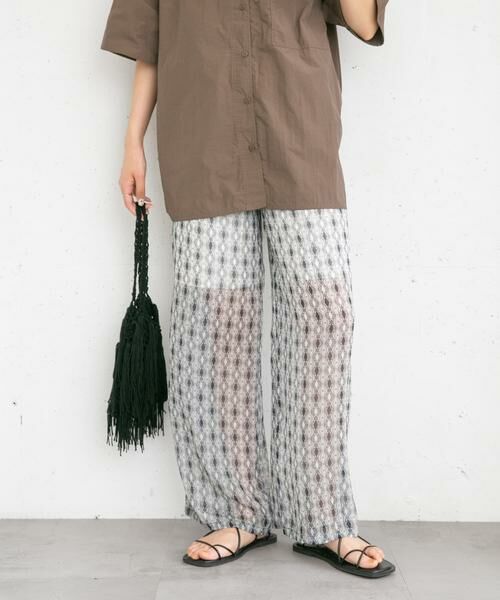 KBF / ケービーエフ その他パンツ | 楊柳プリントパンツ | 詳細19