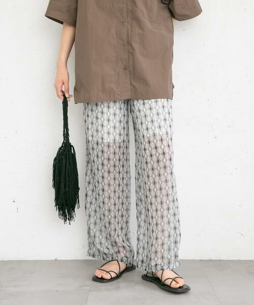 KBF / ケービーエフ その他パンツ | 楊柳プリントパンツ | 詳細20