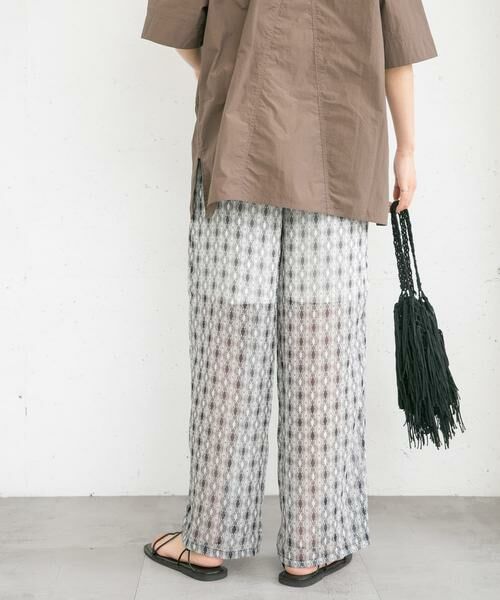 KBF / ケービーエフ その他パンツ | 楊柳プリントパンツ | 詳細21