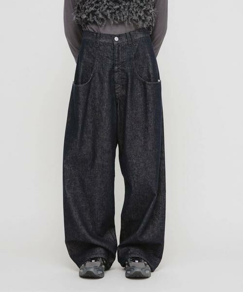 KBF / ケービーエフ デニムパンツ | 『一部WEB限定カラー』『3サイズ展開』BIGポケットデザインデニム(ノンウォッシュ)