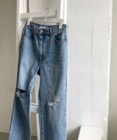 KBF / ケービーエフ デニムパンツ | リメイクダメージスリットデニム