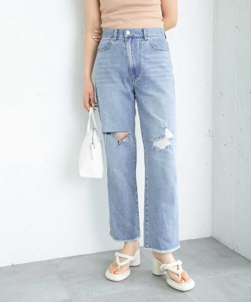 KBF / ケービーエフ デニムパンツ | リメイクダメージスリットデニム | 詳細19