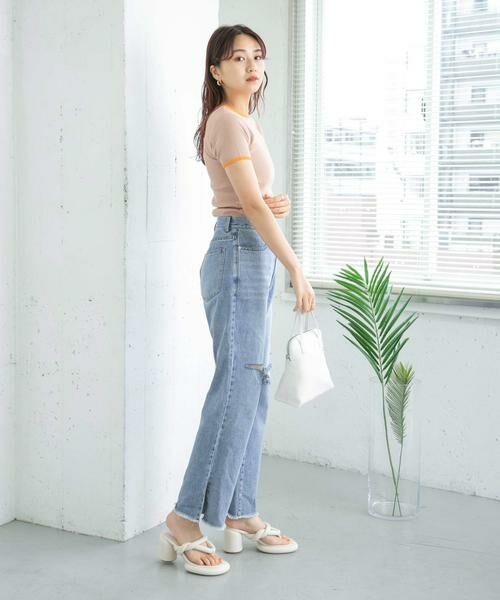 KBF / ケービーエフ デニムパンツ | リメイクダメージスリットデニム | 詳細26