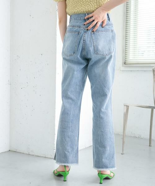 KBF / ケービーエフ デニムパンツ | リメイクダメージスリットデニム | 詳細3