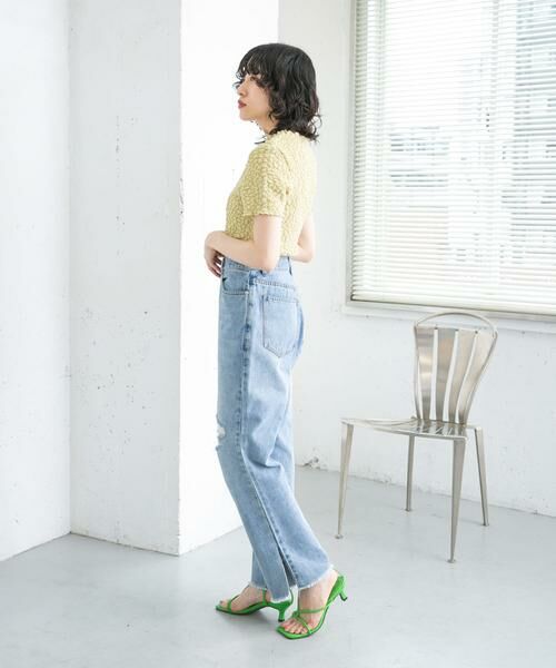 KBF / ケービーエフ デニムパンツ | リメイクダメージスリットデニム | 詳細7