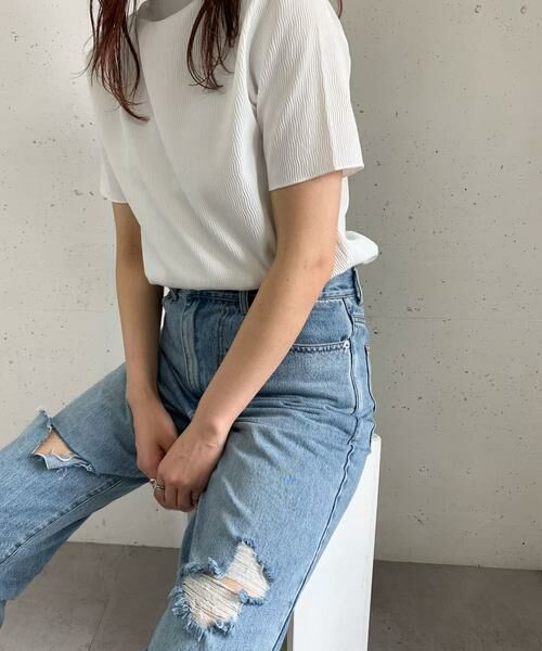 KBF / ケービーエフ デニムパンツ | リメイクダメージスリットデニム | 詳細9