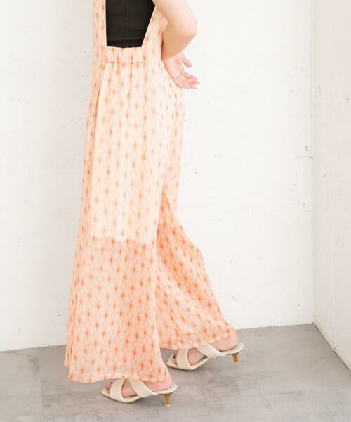 KBF / ケービーエフ サロペット・オールインワン | 楊柳プリントサロペット | 詳細3