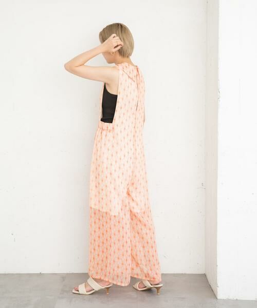 KBF / ケービーエフ サロペット・オールインワン | 楊柳プリントサロペット | 詳細9